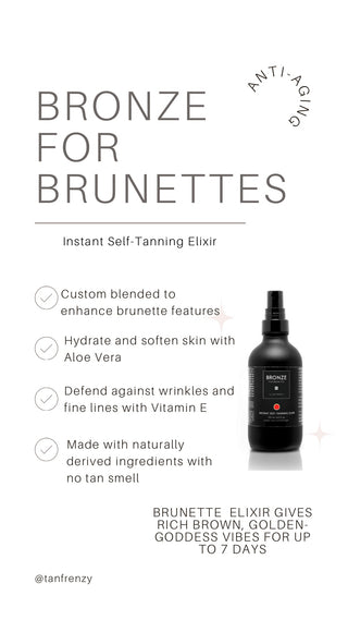 BRONZE FOR BRUNETTES Instant Self-Tanning Bundle