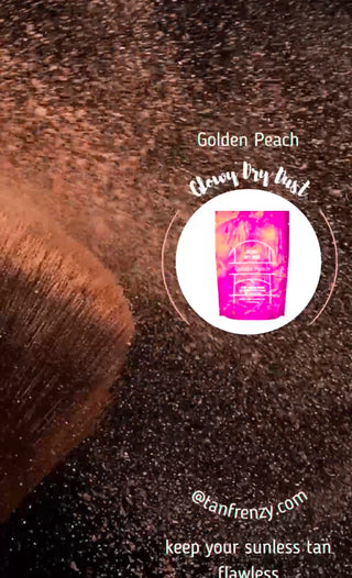 Glowy Dry Dust: Golden Peach Luminous Drying Powder